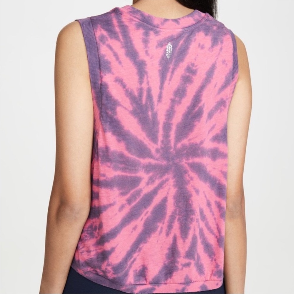 Free People Love Tank Tie Dye Birds Of Paradise Combo - Picture 2 of 7